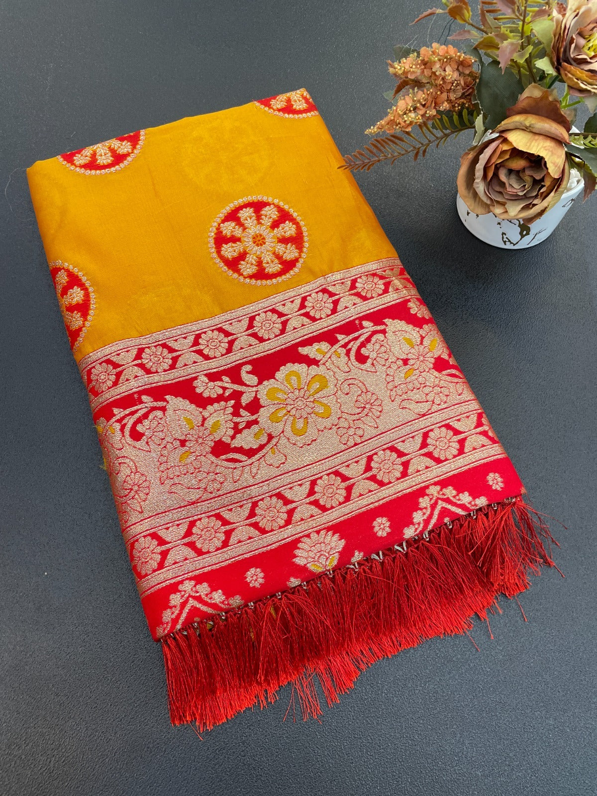 Soft Pethani Silk Saree with Zari Weaving Design – Meenakari Rich Pallu with Jalar Border